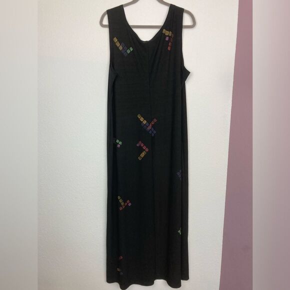 JG’s Mad Lab maxi dress w/ bright geometric artistic accents runs big💐 - Picture 12 of 12